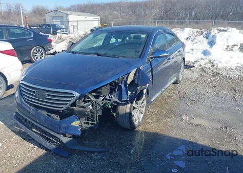 2017 Hyundai Sonata Sport z USA, uszkodzony, nr VIN 5NPE34AF5HH570548